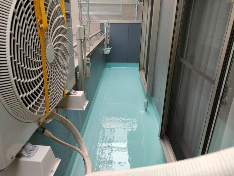 【防水工事】メッシュ貼り