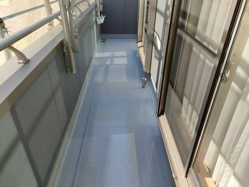 【防水工事】ウレタン防水塗布1回目