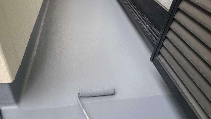 【防水工事】ウレタン防水塗布2回目
