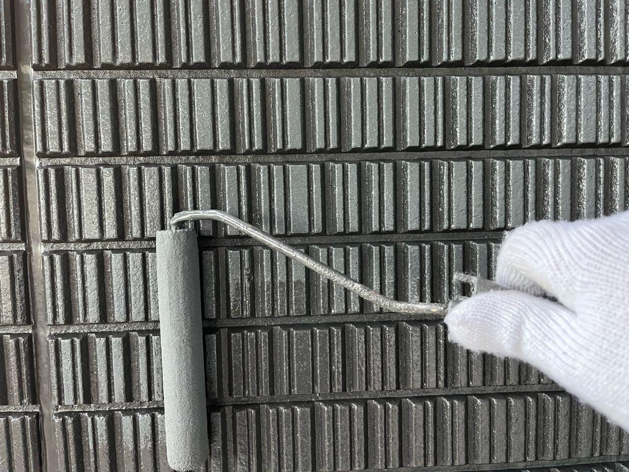 【外壁塗装1】上塗り