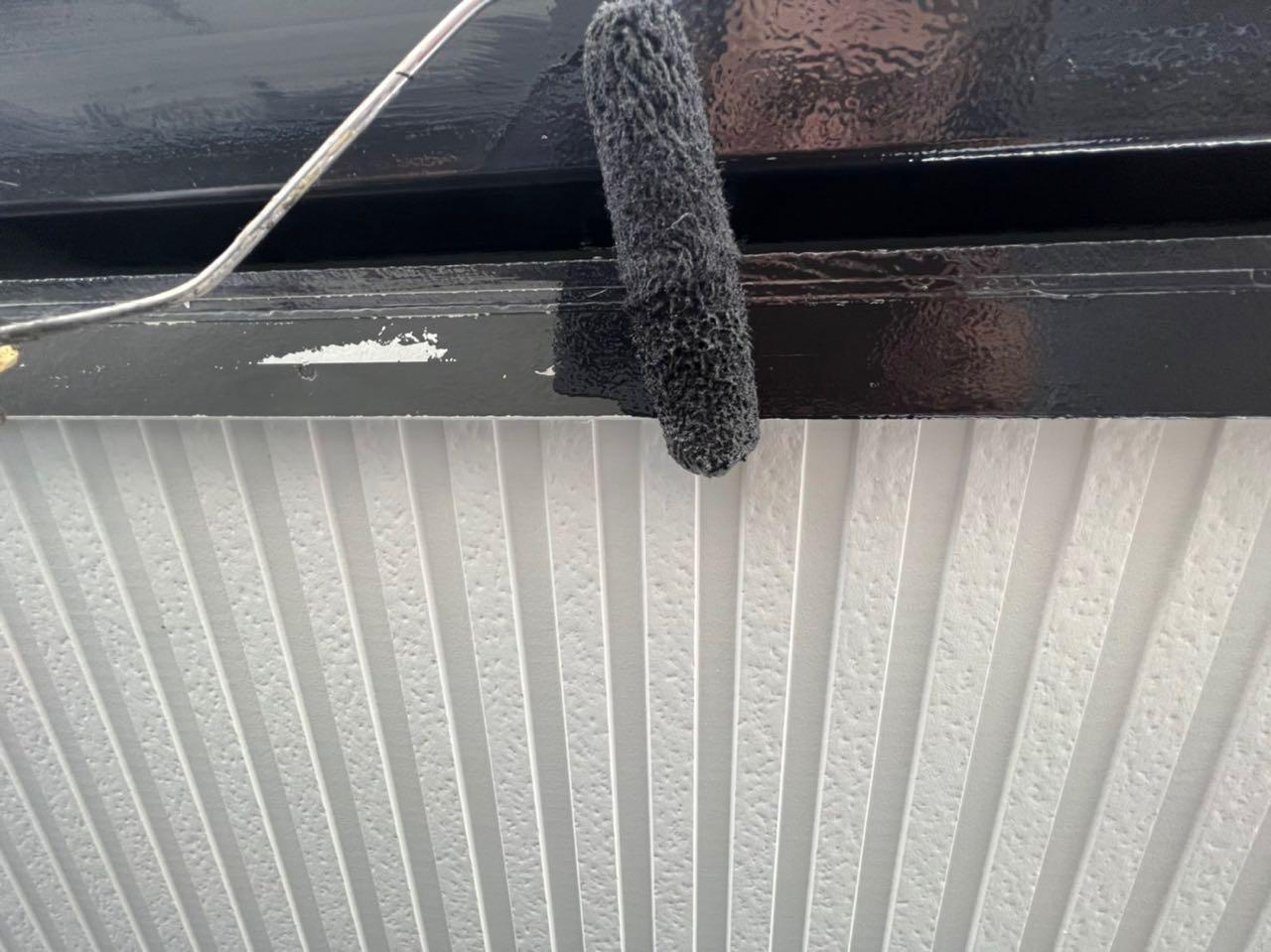 【破風・鼻隠し塗装】下塗り