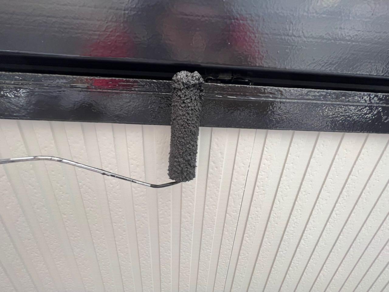 【破風・鼻隠し塗装】上塗り