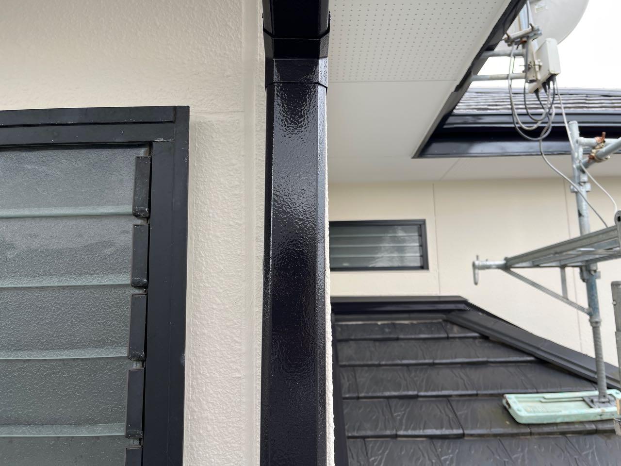 【雨樋塗装】完了