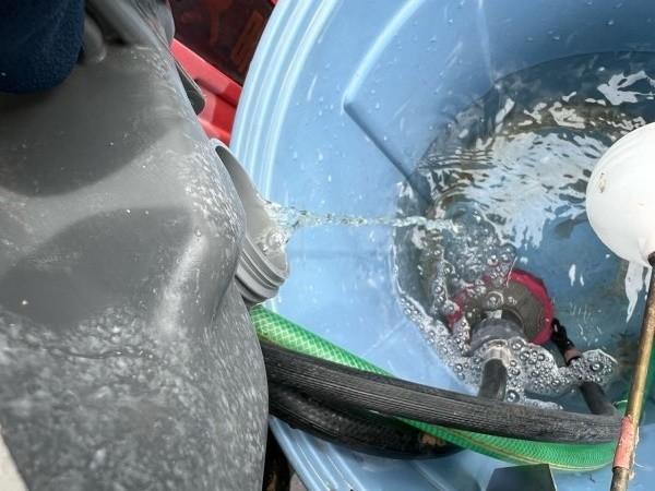 【バイオ洗剤準備】原液混入