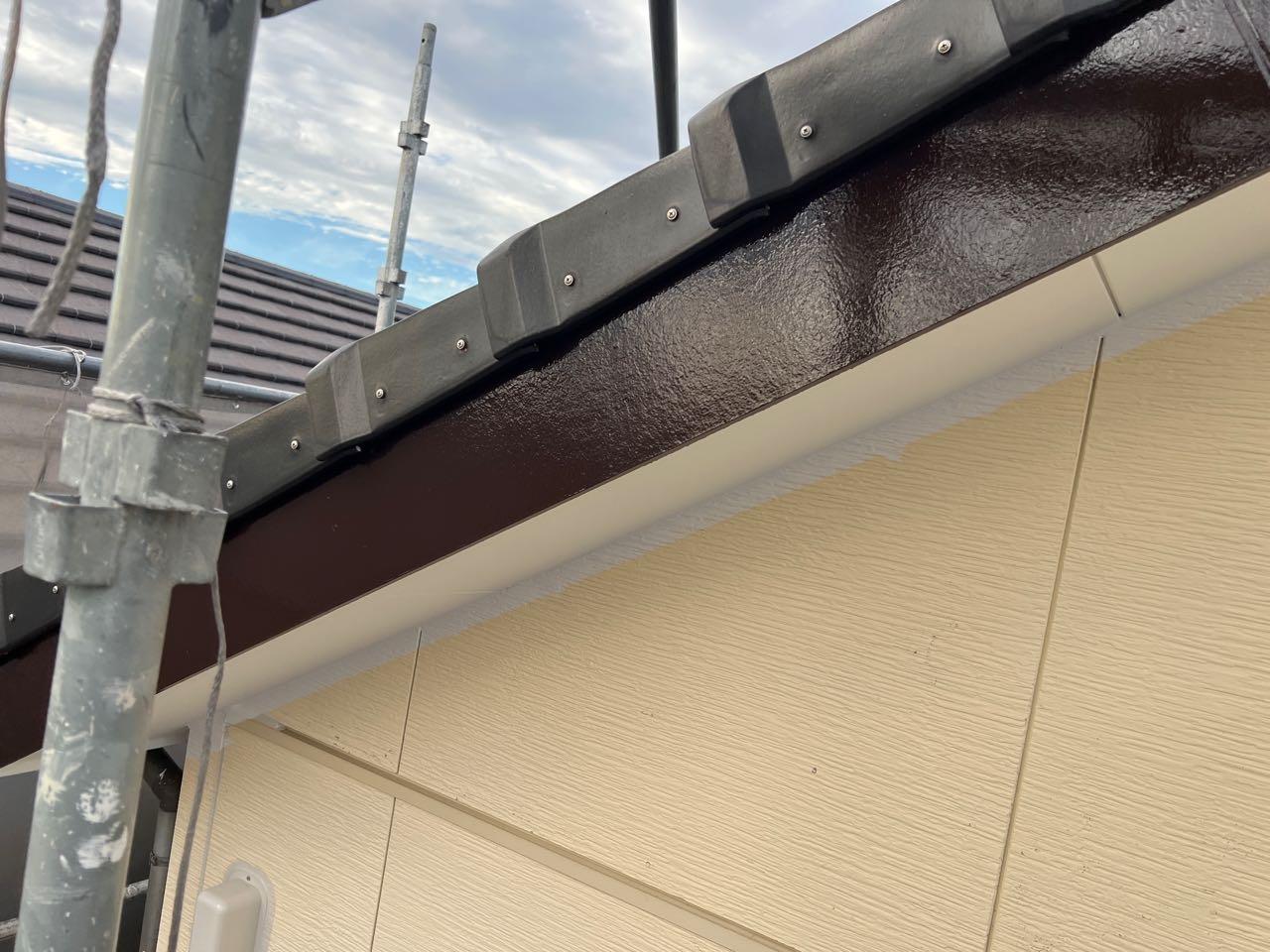 【破風・鼻隠し塗装】完了