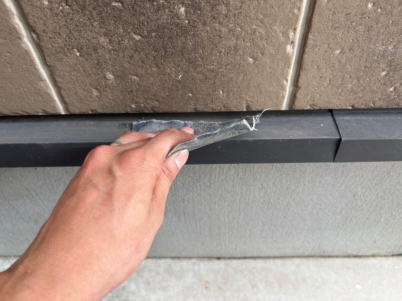 【水切り塗装】ケレン作業