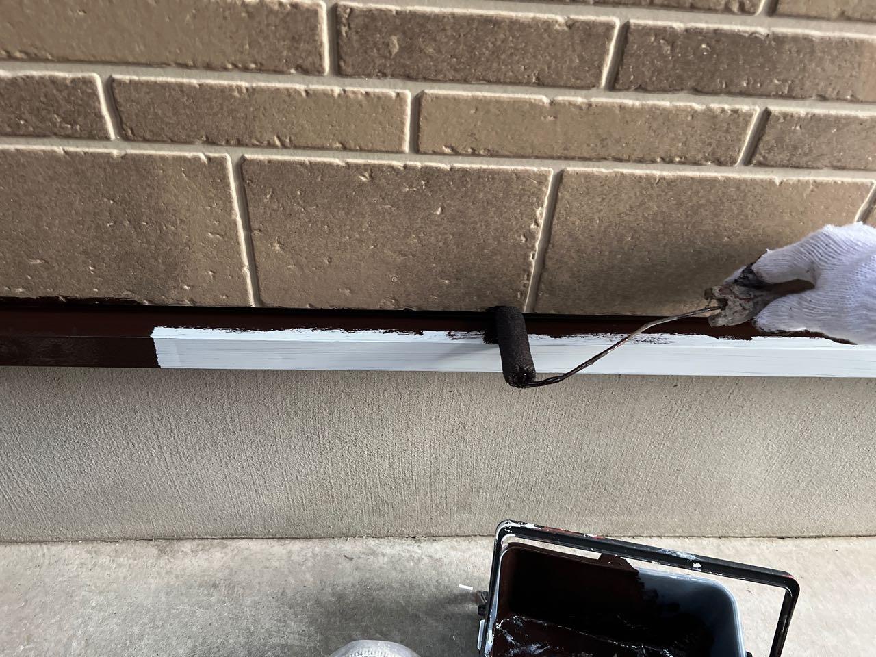 【水切り塗装】上塗り