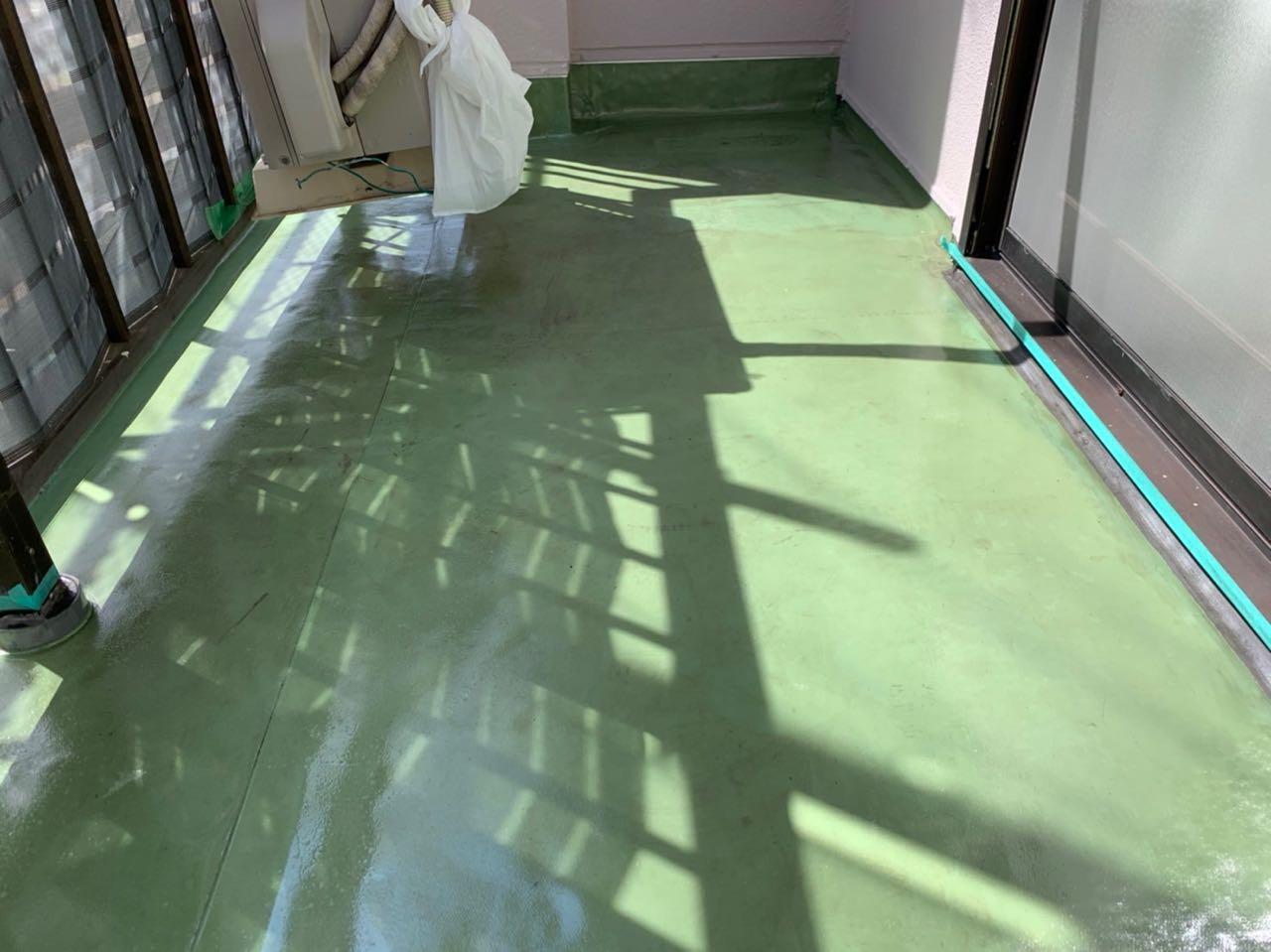 【防水工事】プライマー塗布