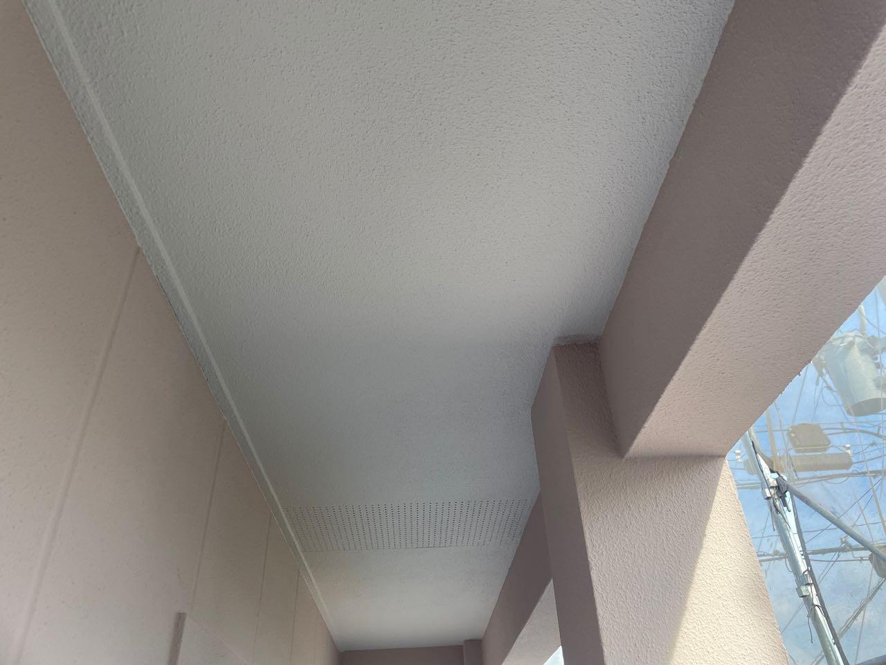 【軒天塗装】完了