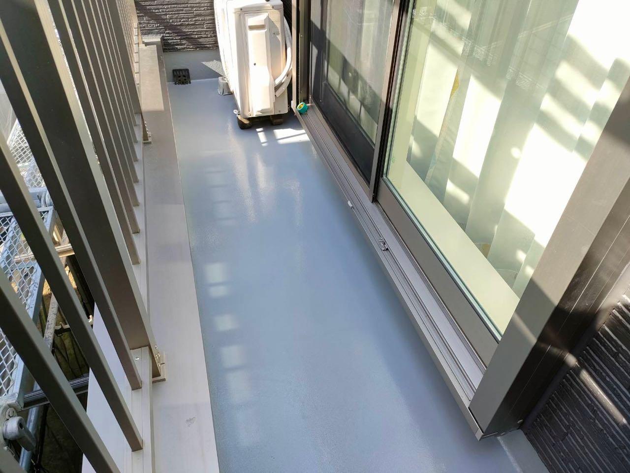 【防水工事】トップコート塗布