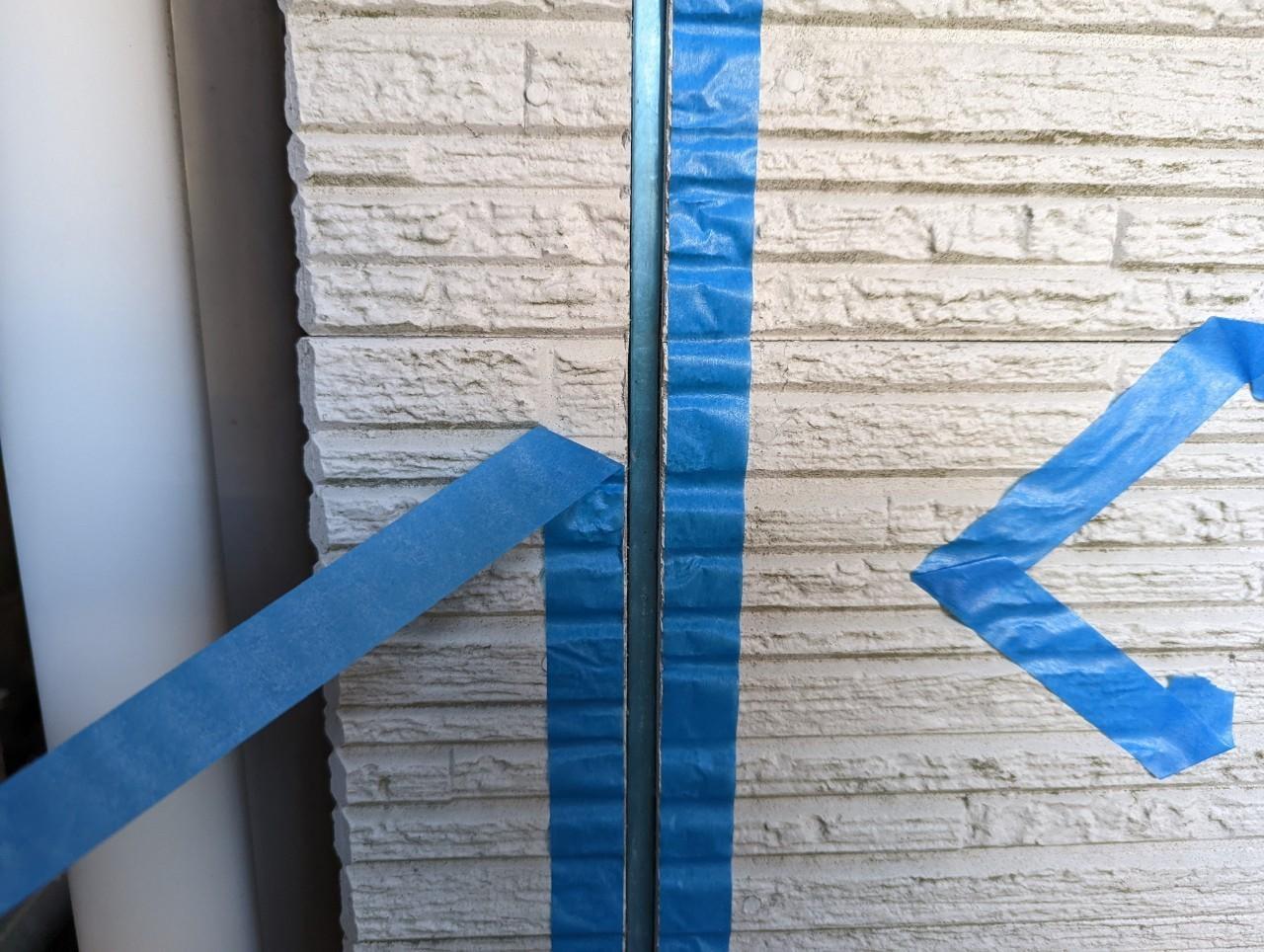 【シーリング工事】マスキング貼り