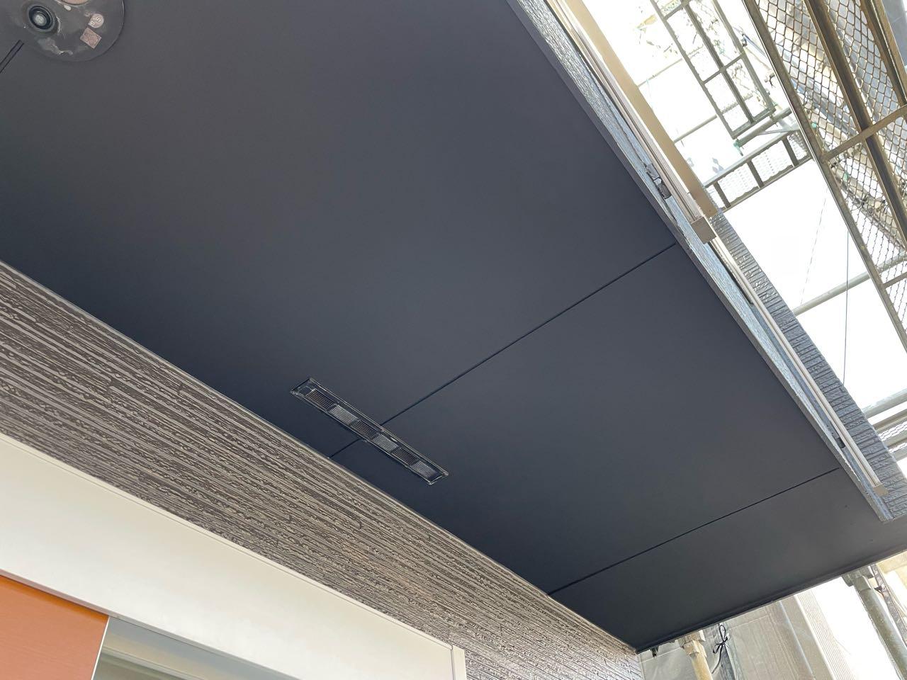 【軒天塗装】完了