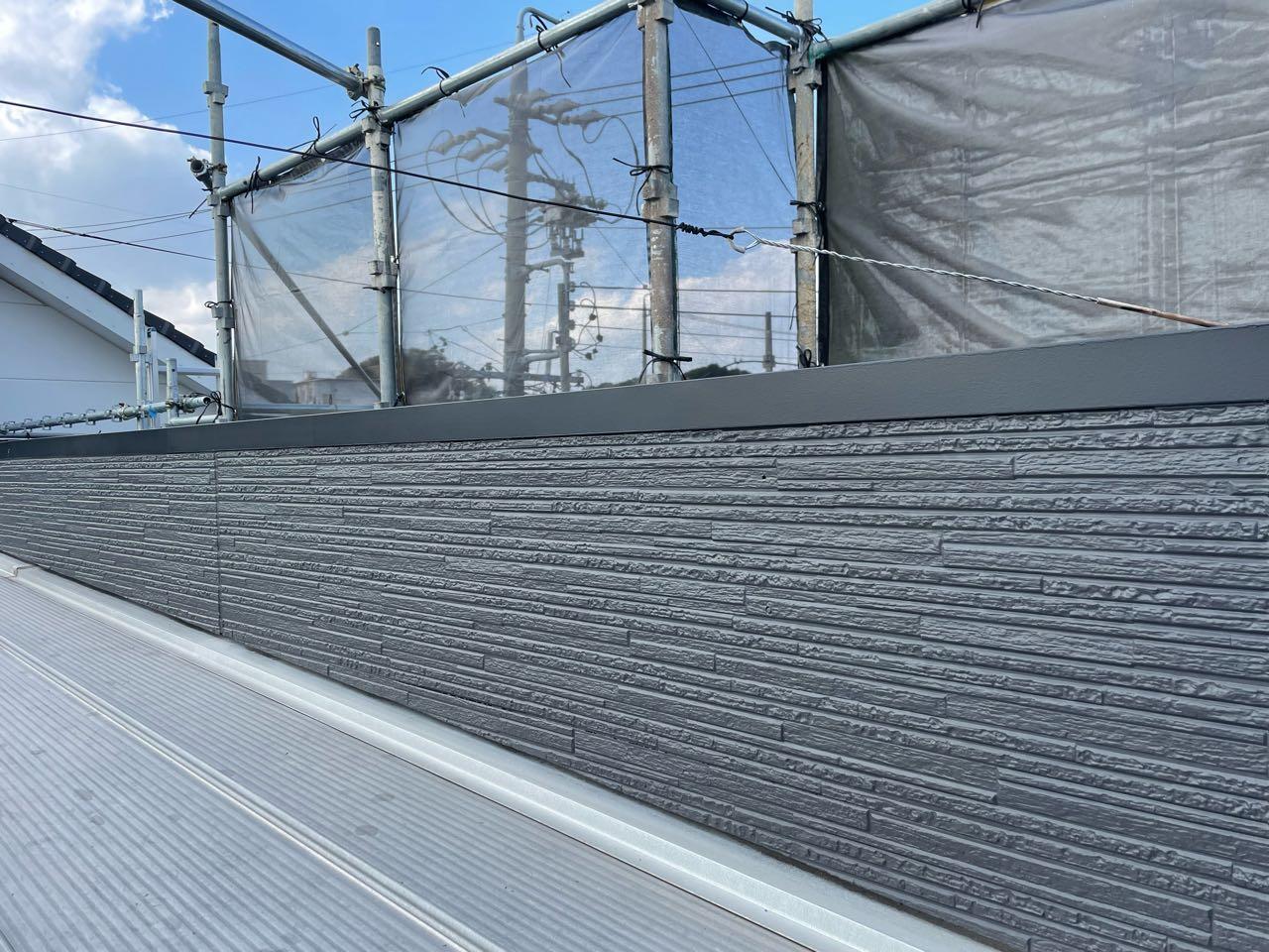 【笠木塗装】完了