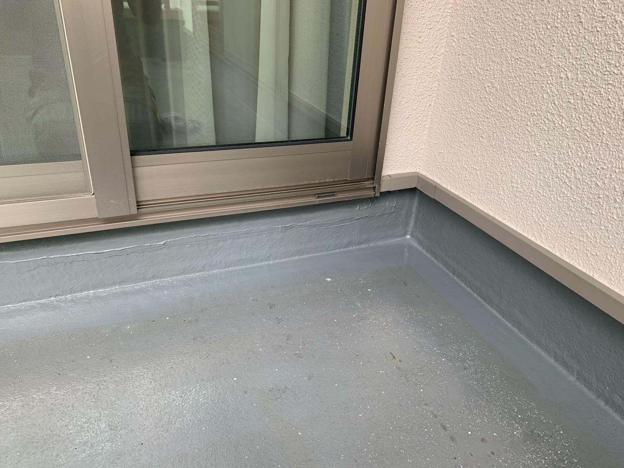 【防水工事】トップコート塗布