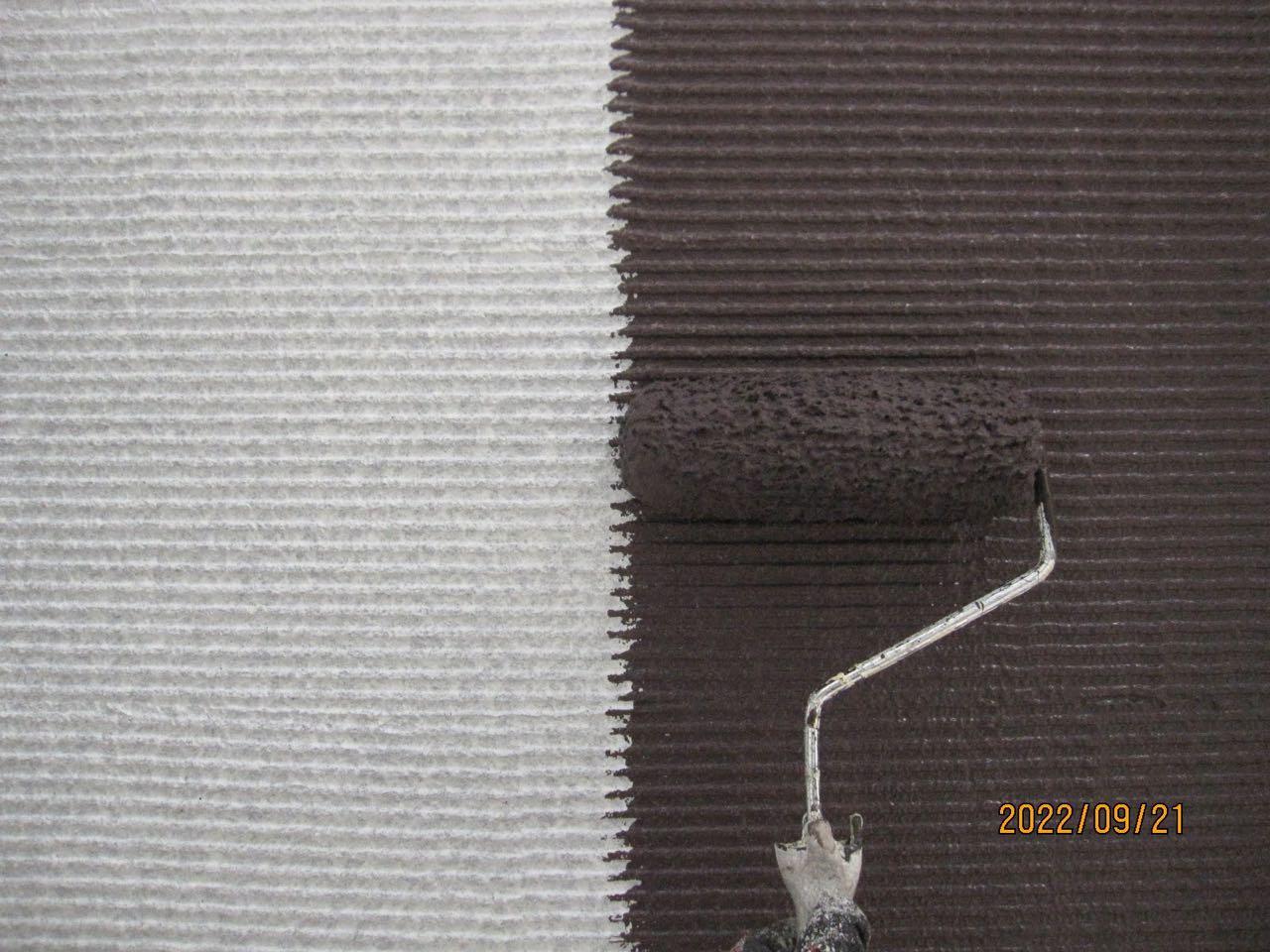 【外壁塗装1】中塗り