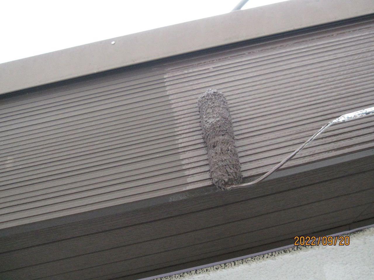 【破風・鼻隠し塗装】下塗り