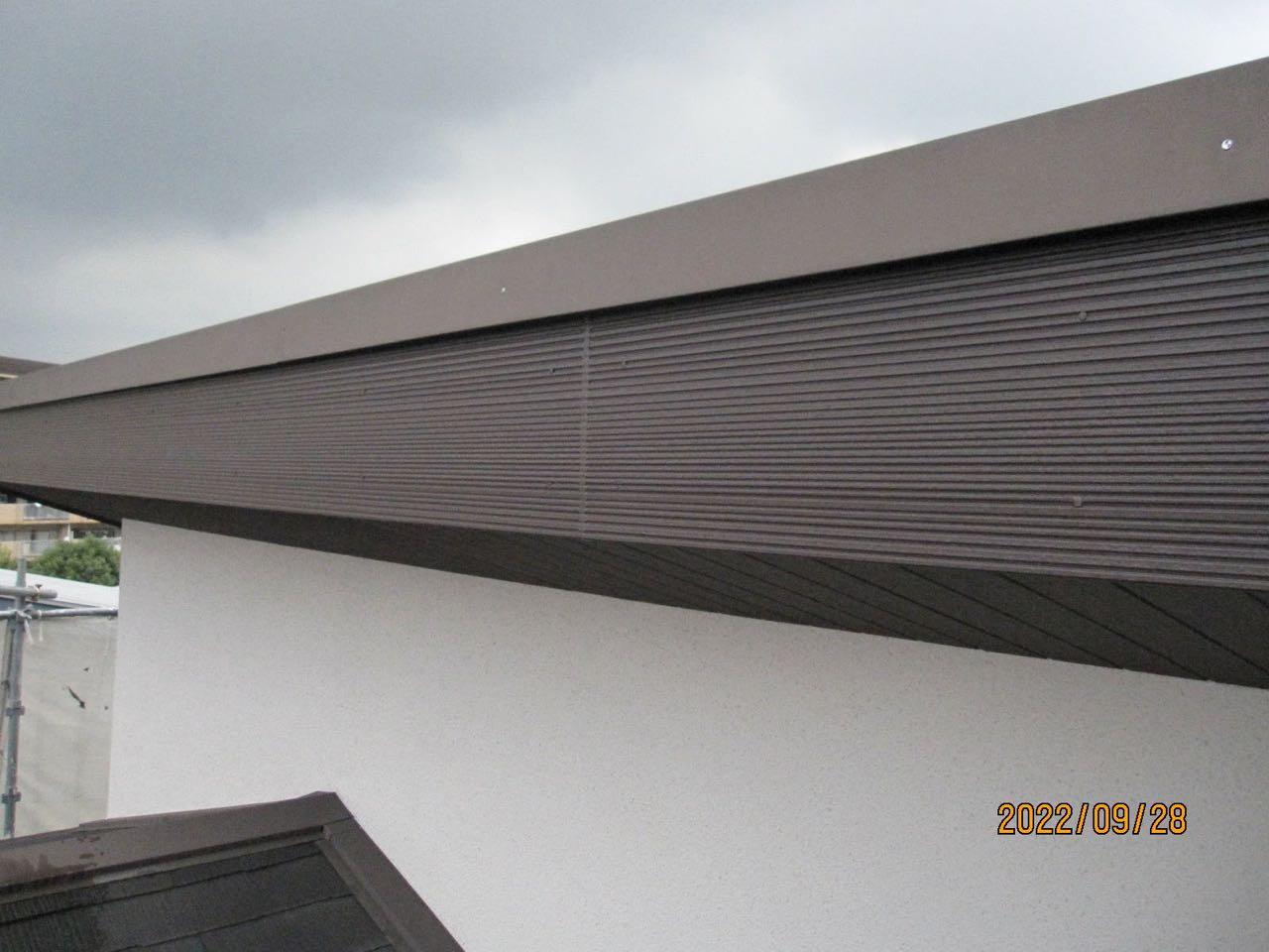 【破風・鼻隠し塗装】完了