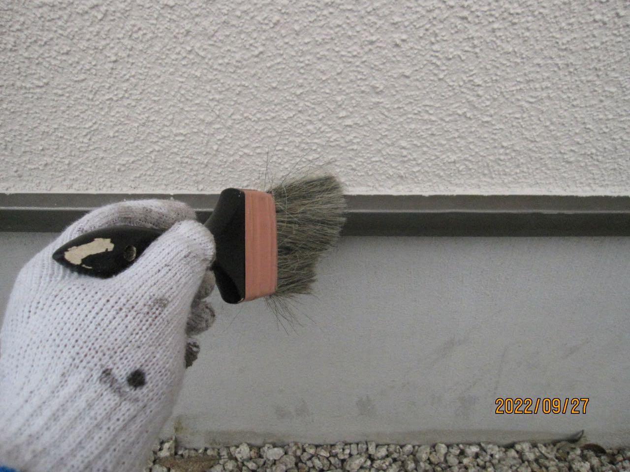 【水切り塗装】ケレン作業