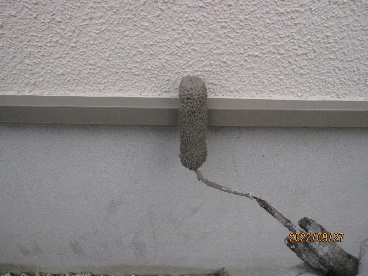 【水切り塗装】上塗り