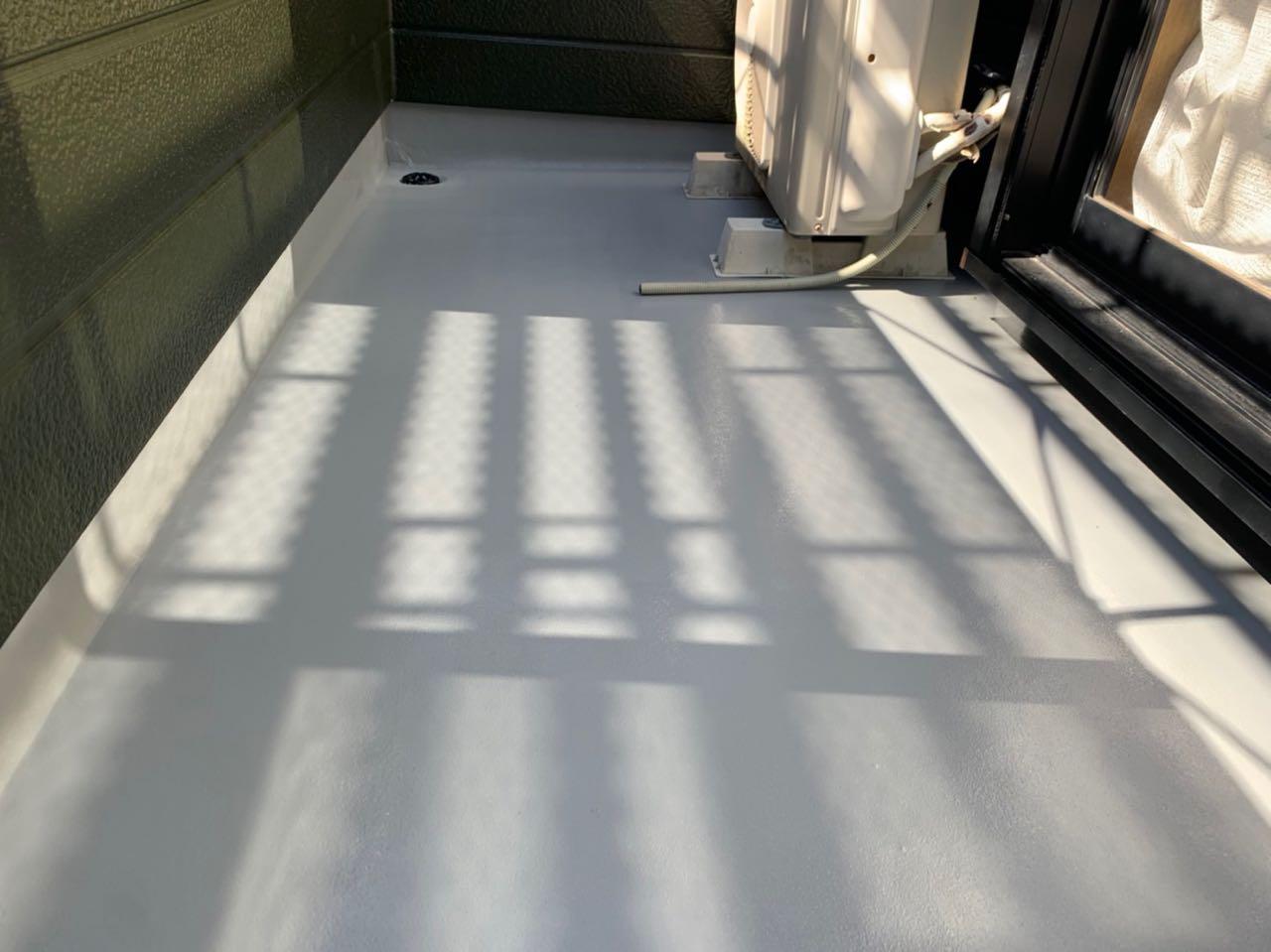 【防水工事】トップコート塗布