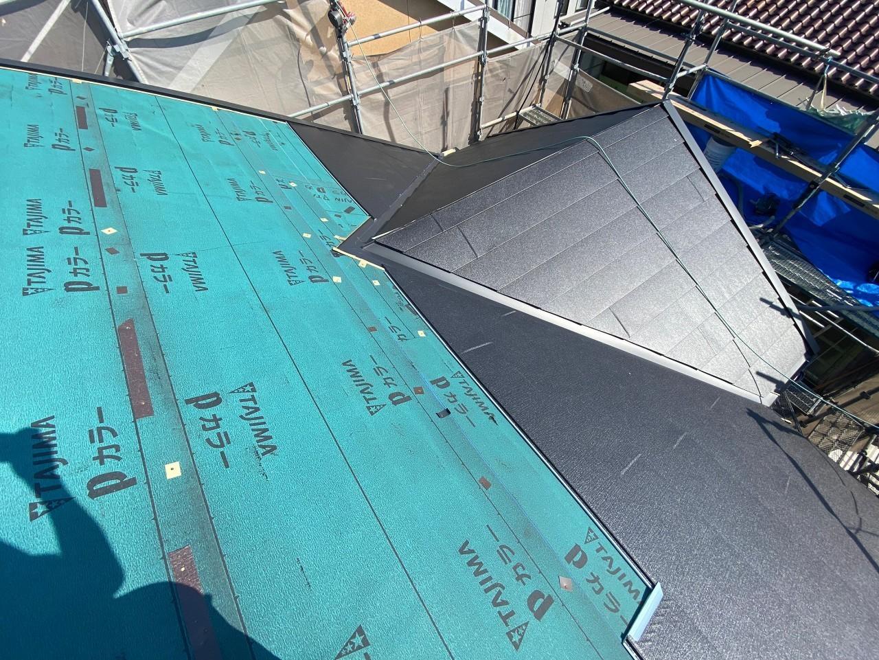 【屋根板金工事】屋根本体施工1