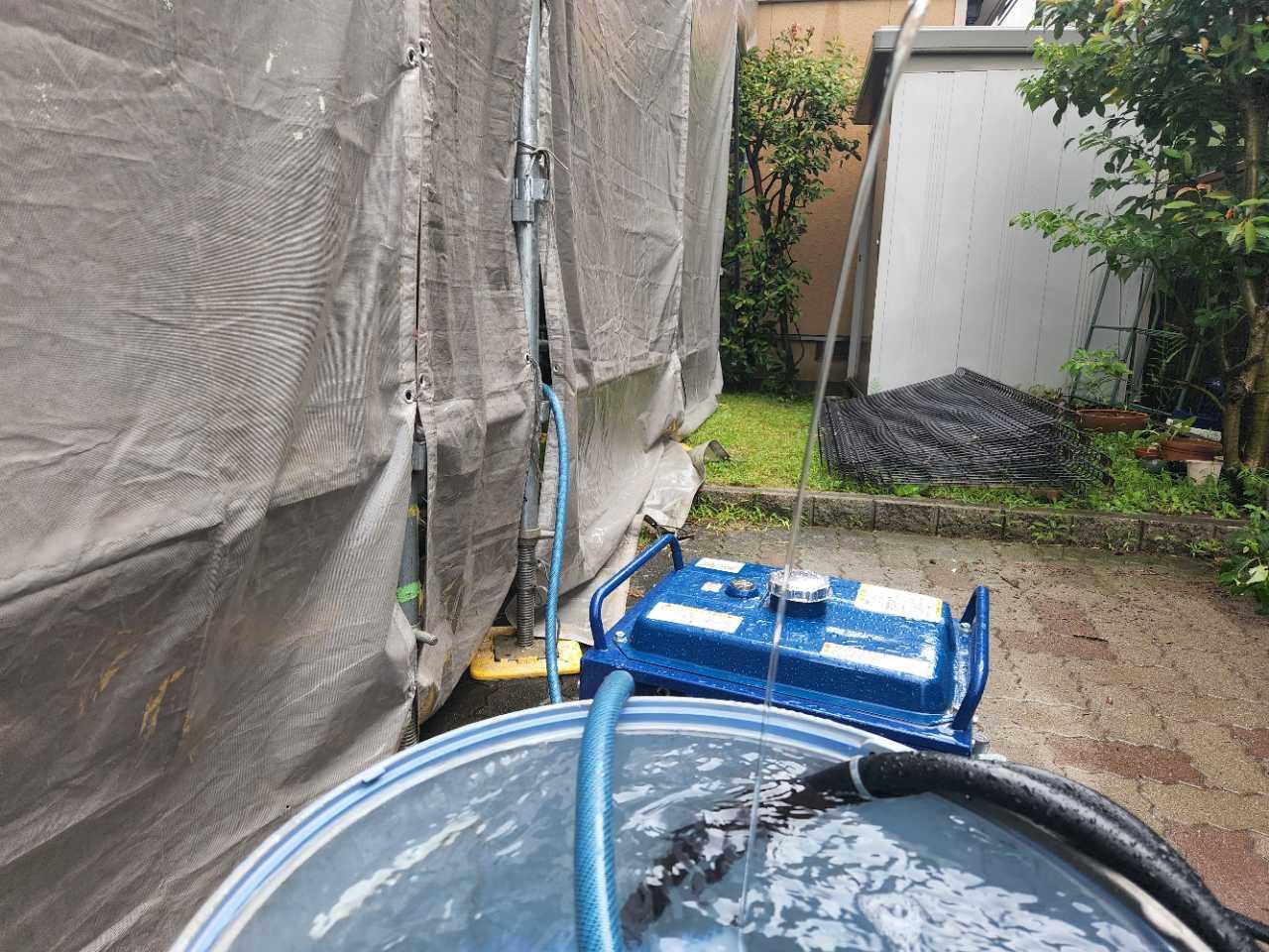 【バイオ洗剤準備】原液混入