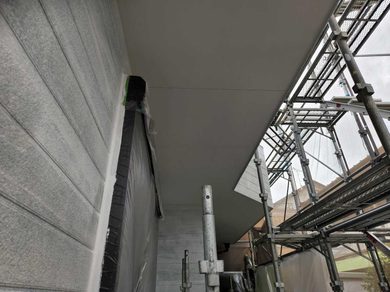 【軒天塗装】完了