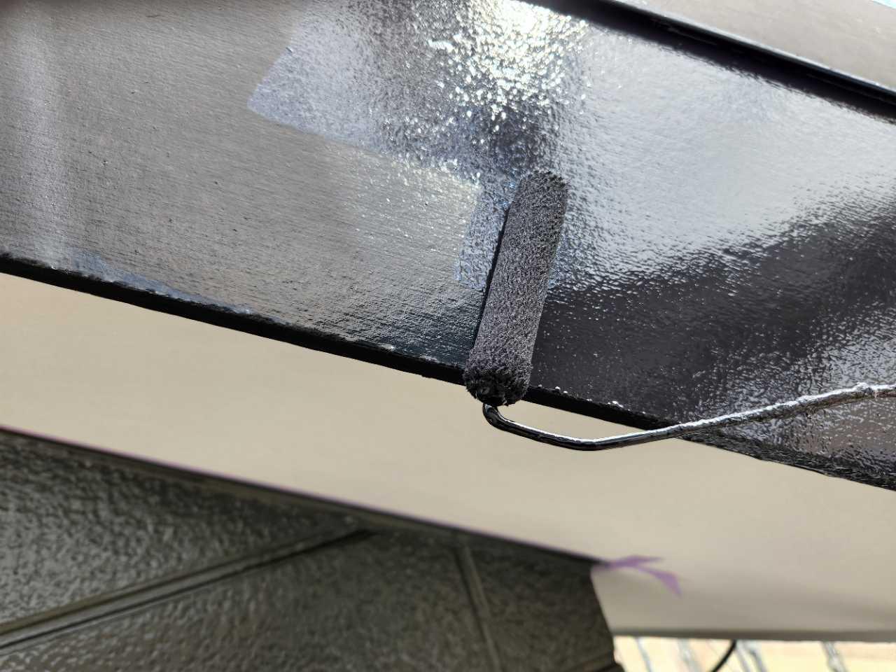 【破風・鼻隠し塗装】下塗り