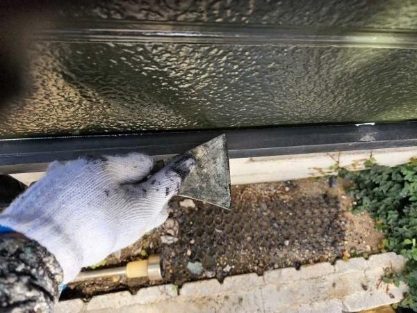 【水切り塗装】ケレン作業