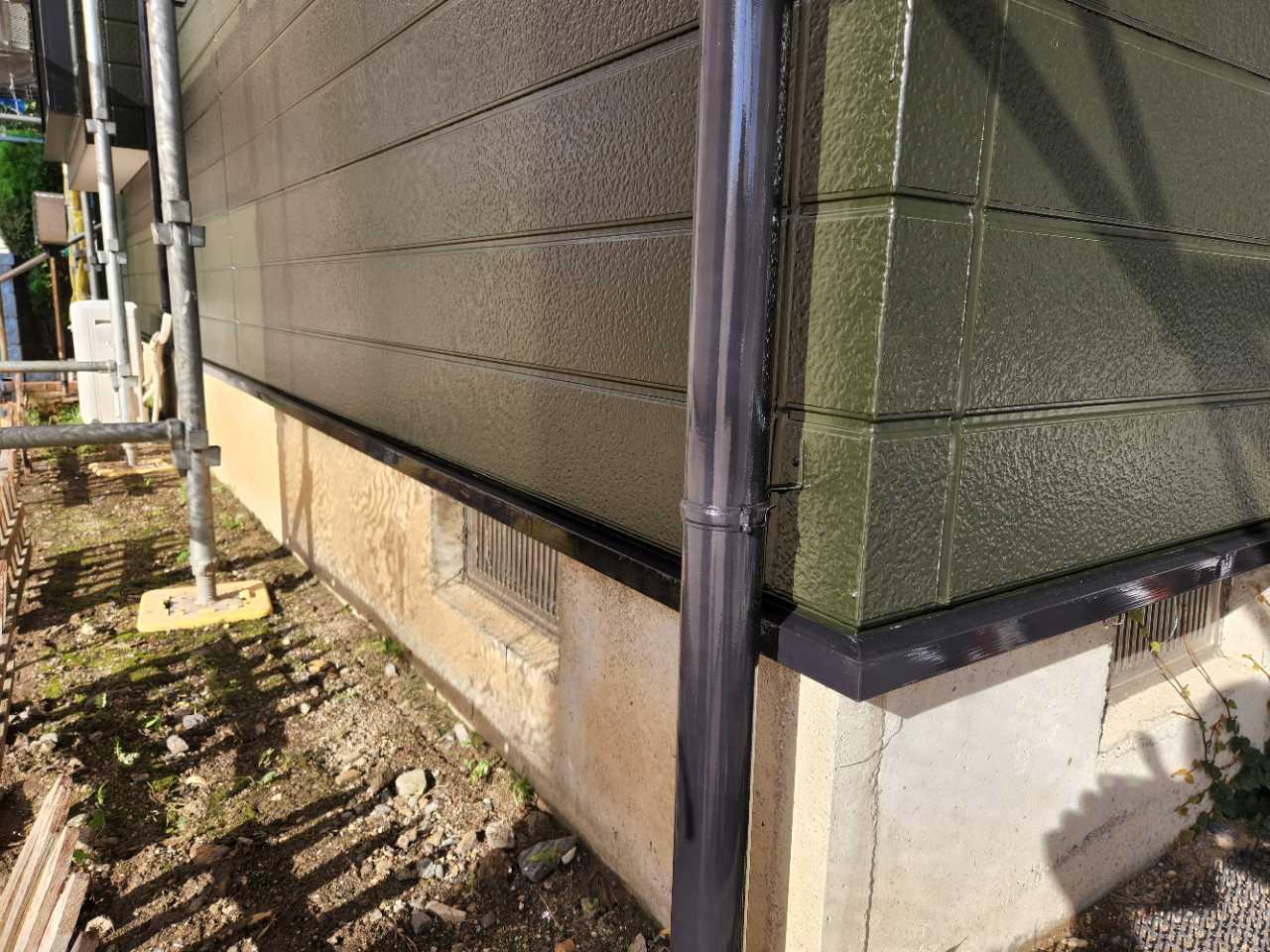 【水切り塗装】完了