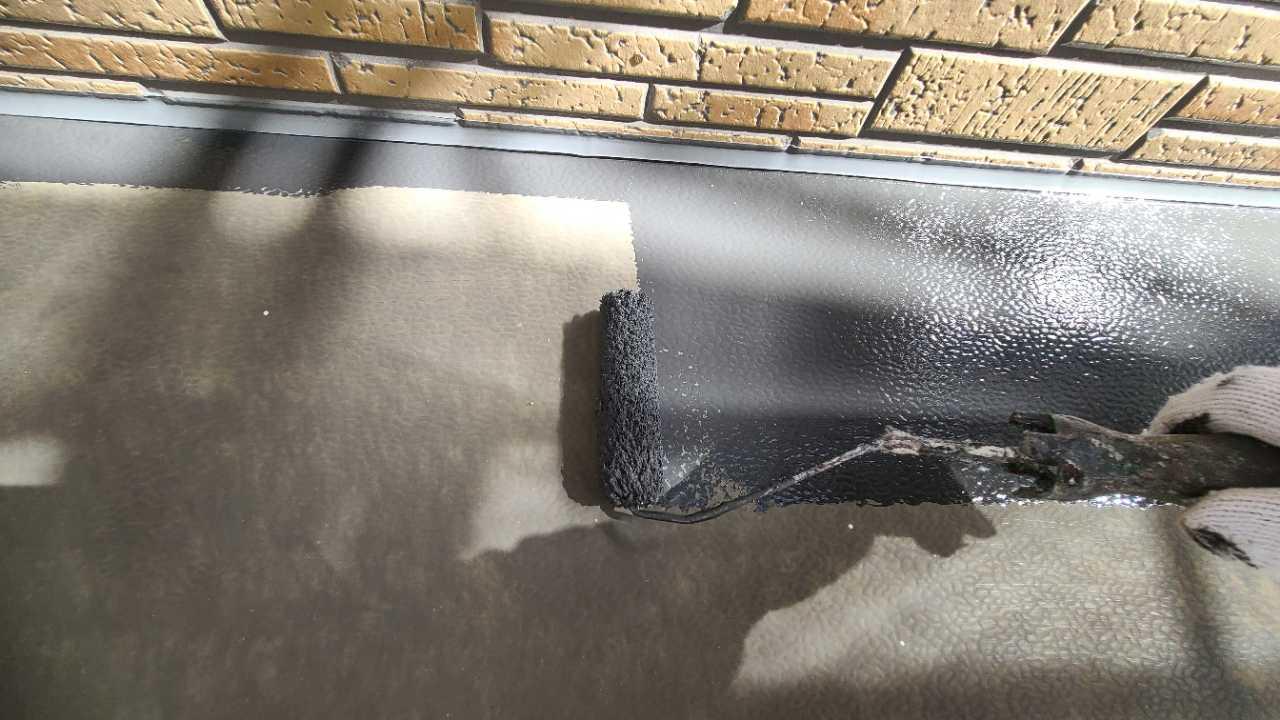 【庇塗装】下塗り