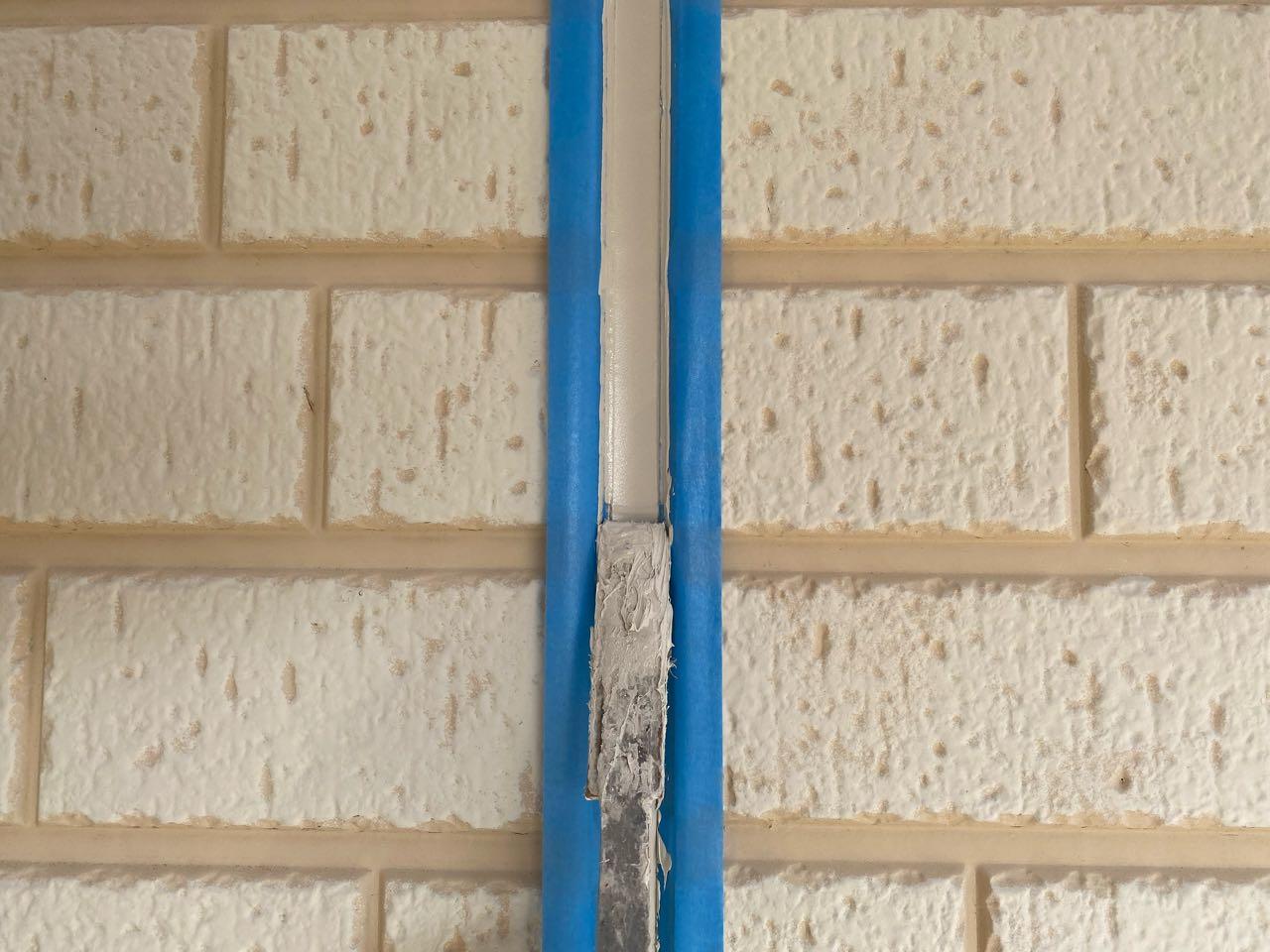 【シーリング工事】ヘラ押さえ