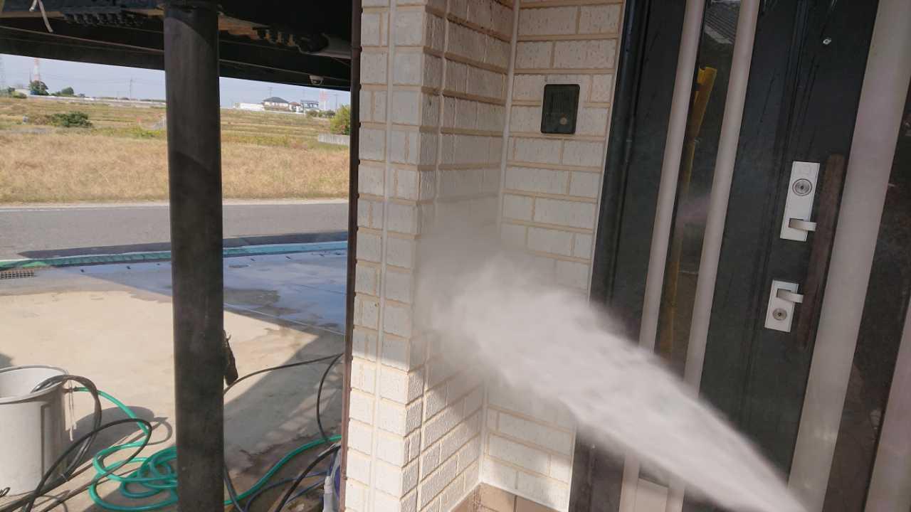 【外壁洗浄】高圧水洗浄