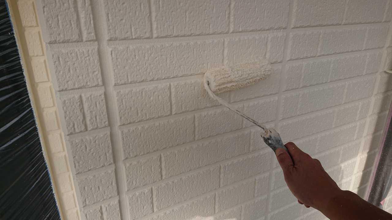 【外壁塗装1】上塗り