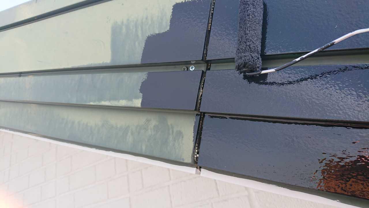 【破風・鼻隠し塗装】下塗り