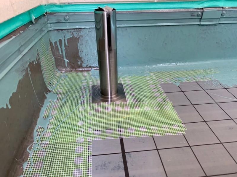 【防水工事】脱気筒取付