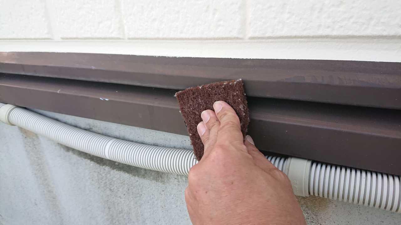 【水切り塗装】ケレン作業