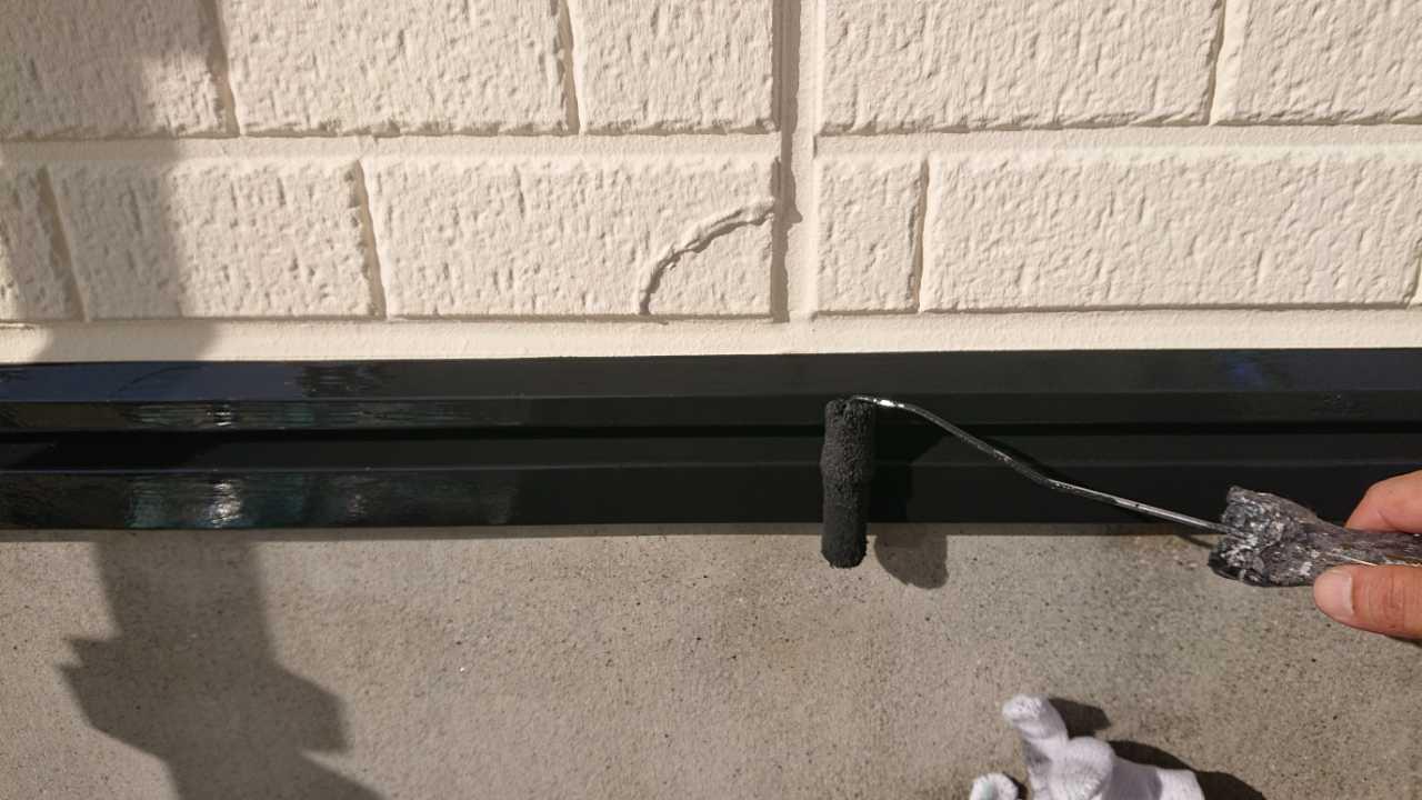 【水切り塗装】上塗り