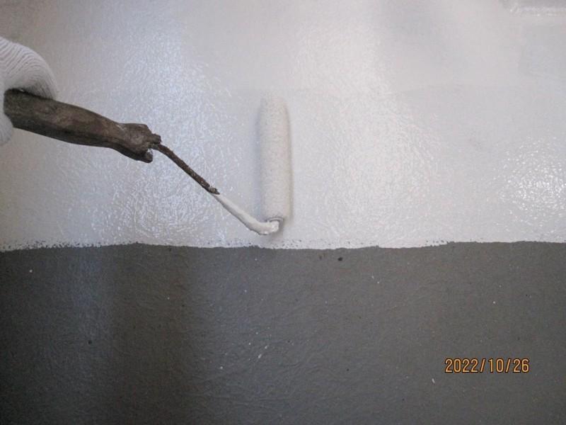【防水工事】プライマー塗布