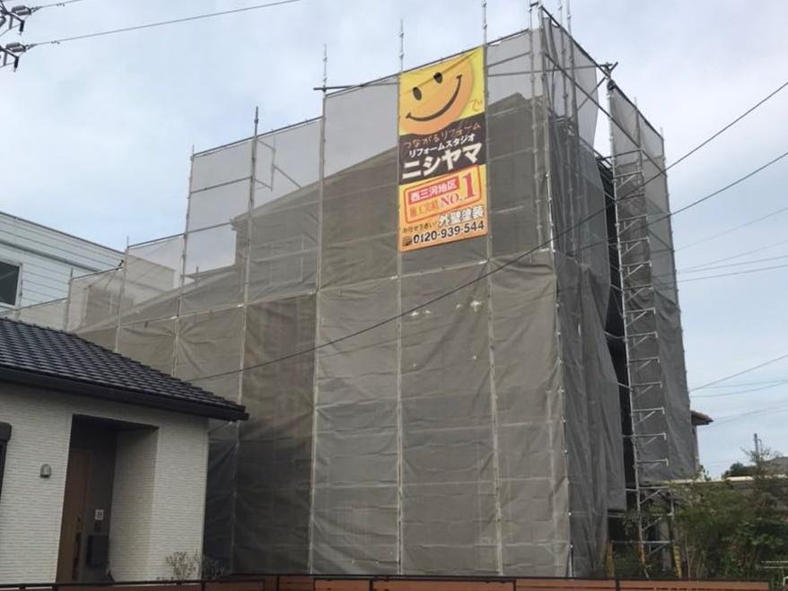 【足場設置工事】完了全景