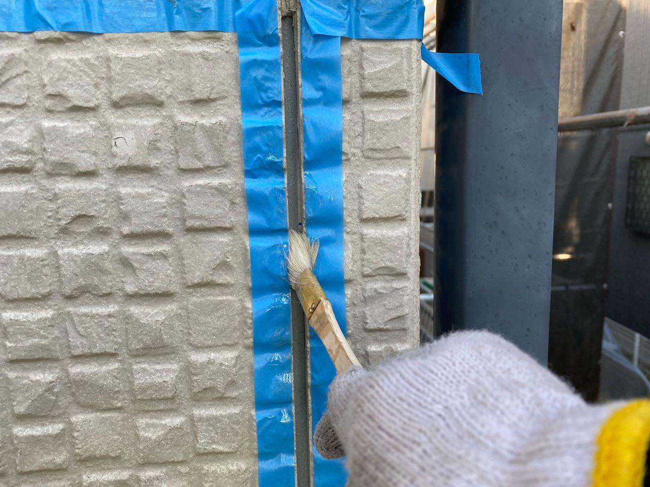 【シーリング工事】プライマー処理