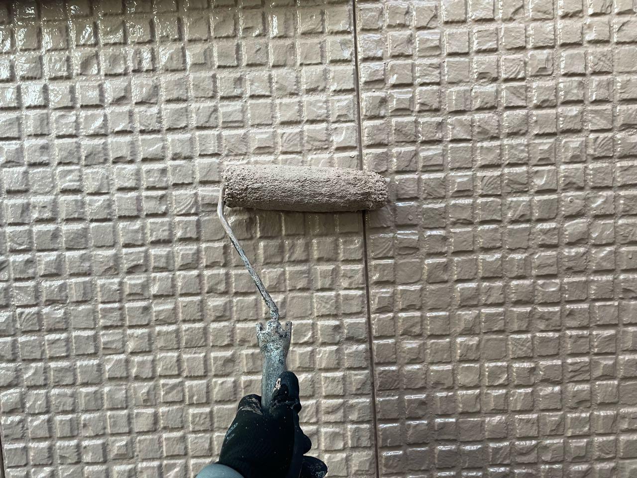 【外壁塗装1】上塗り