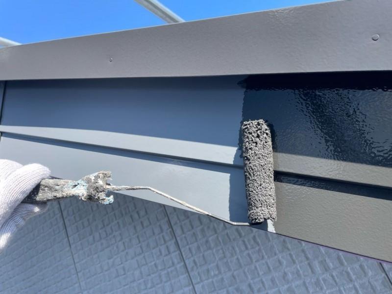 【破風・鼻隠し塗装】下塗り