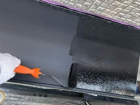 【庇塗装】上塗り