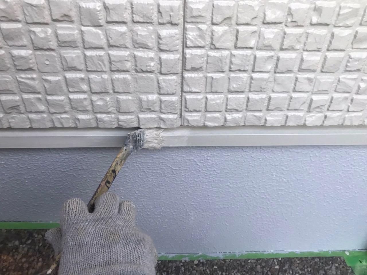 【水切り塗装】上塗り