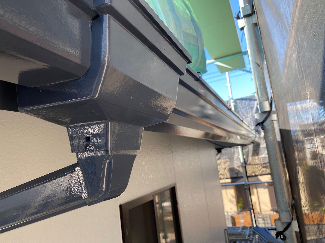 【雨樋塗装】完了