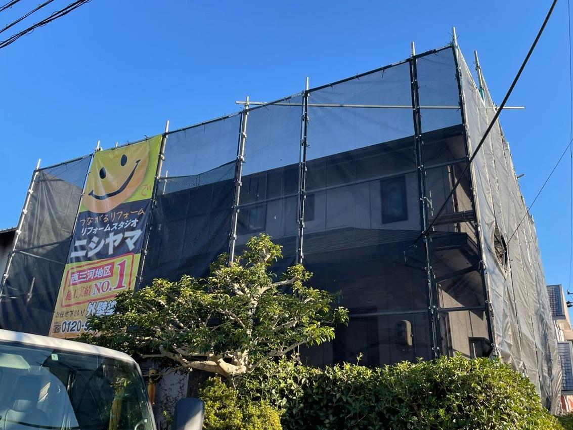 【足場設置工事】完了全景