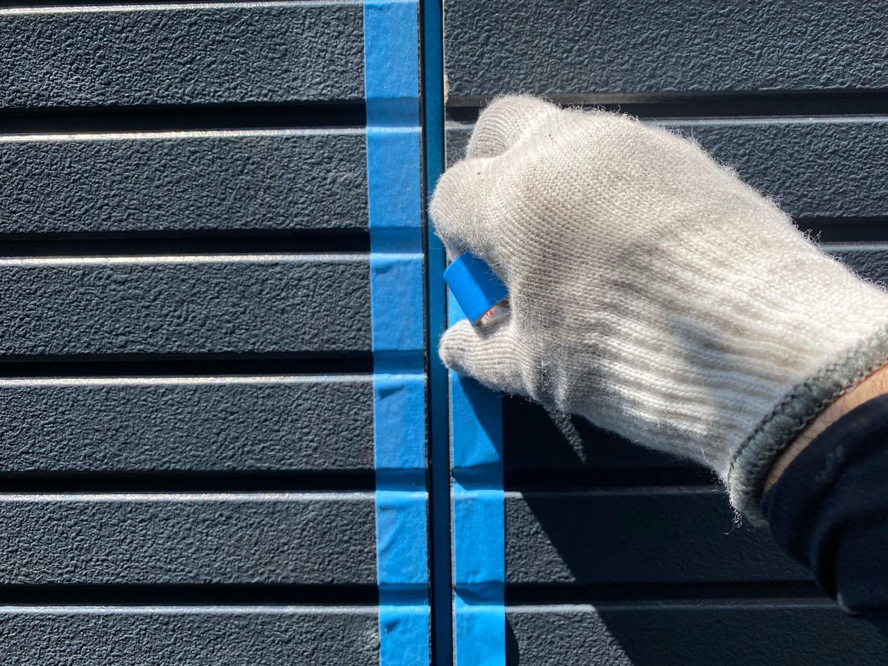 【シーリング工事】マスキング貼り