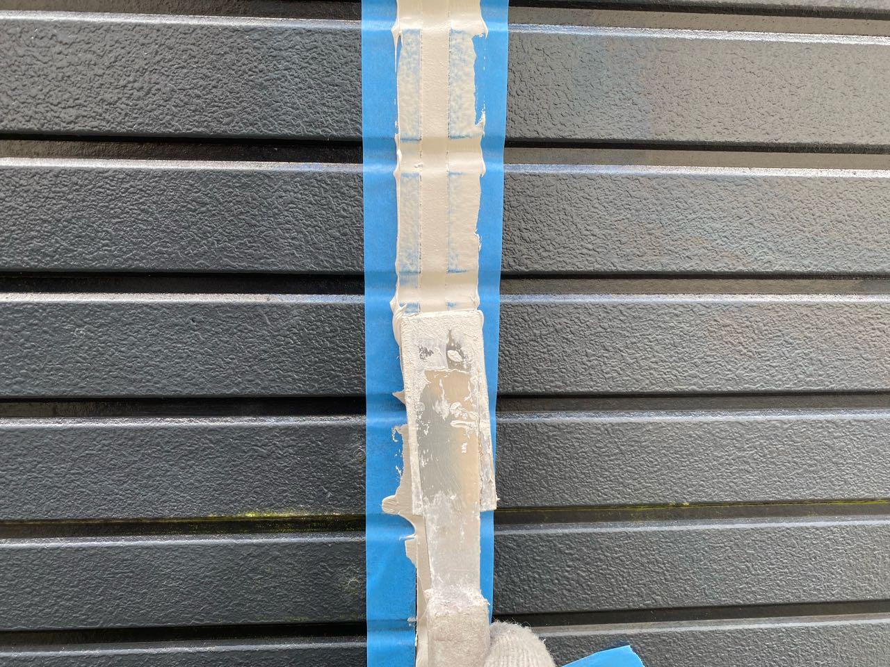 【シーリング工事】ヘラ押さえ