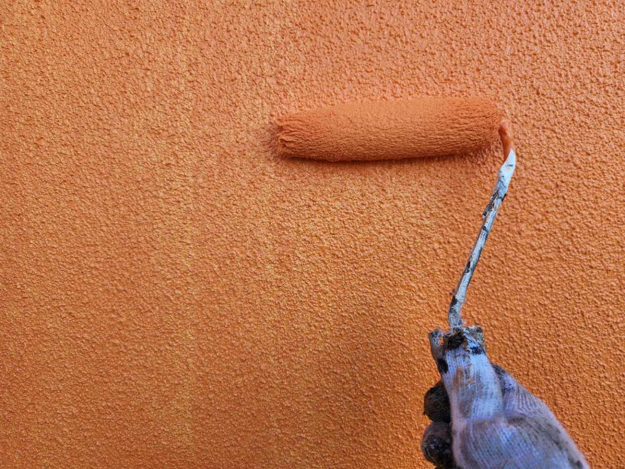 【外壁塗装1】上塗り